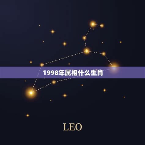 1998年 生肖|1998年出生的属什么 1998年是什么生肖